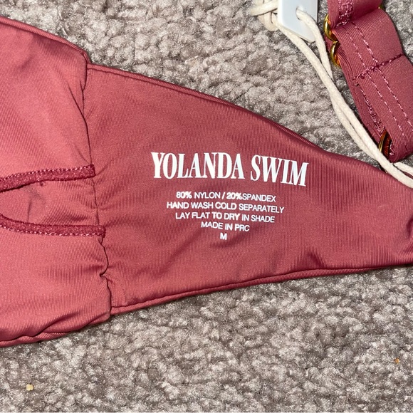 Yolanda Swimwear Clay Size Medium NWT - Picture 3 of 8